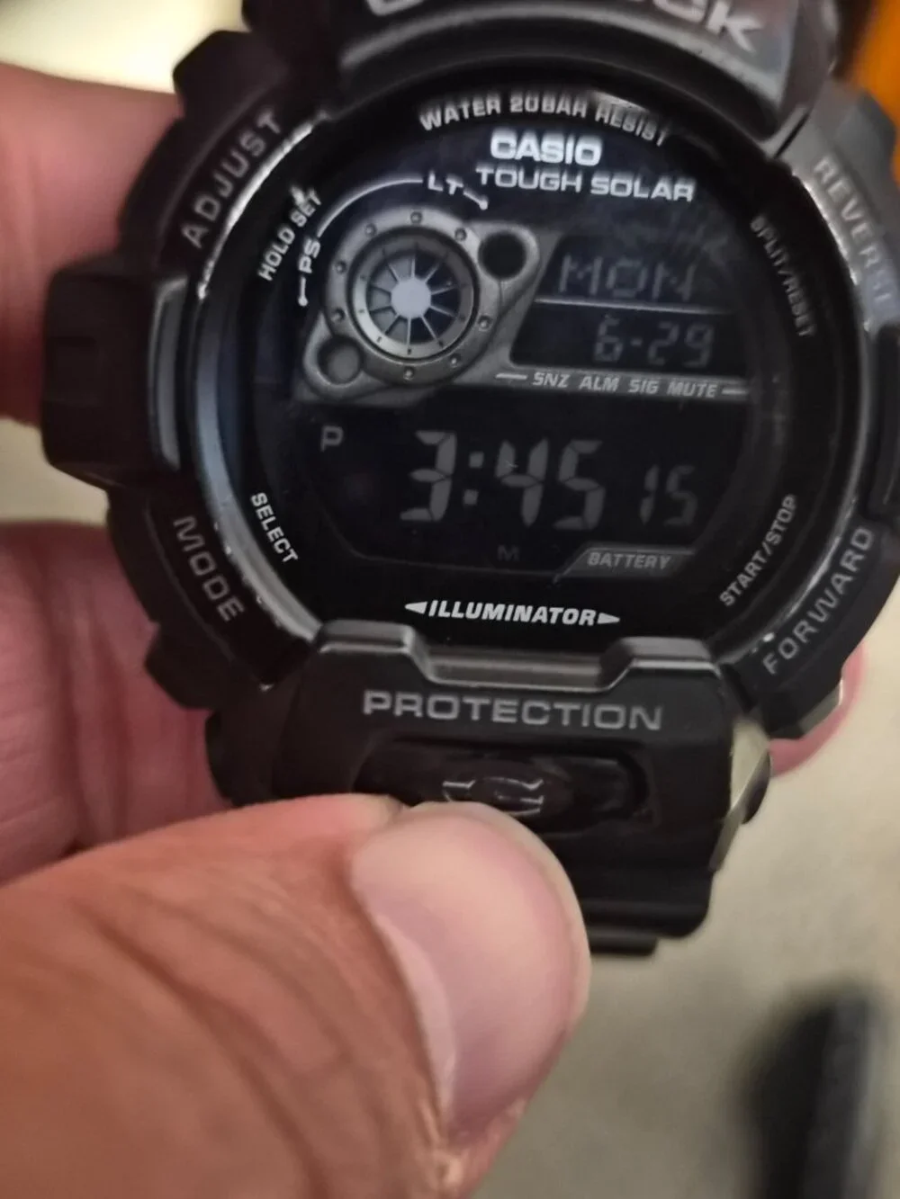 Casio G Shock Tough Solar Digital